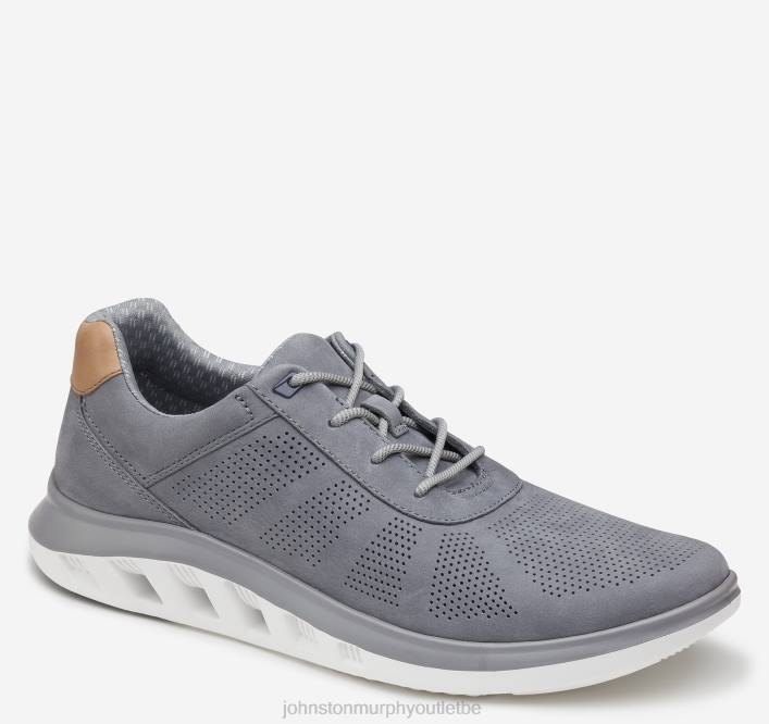 Johnston & Murphy Hommes activer ta gorge TXRN132 chaussures nubuck gris