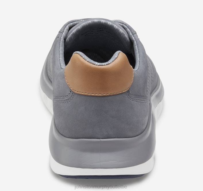 Johnston & Murphy Hommes activer ta gorge TXRN132 chaussures nubuck gris