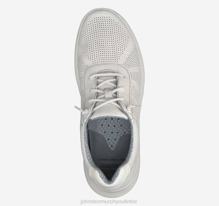 Johnston & Murphy Hommes activer ta gorge TXRN133 chaussures blanc pleine fleur respirant