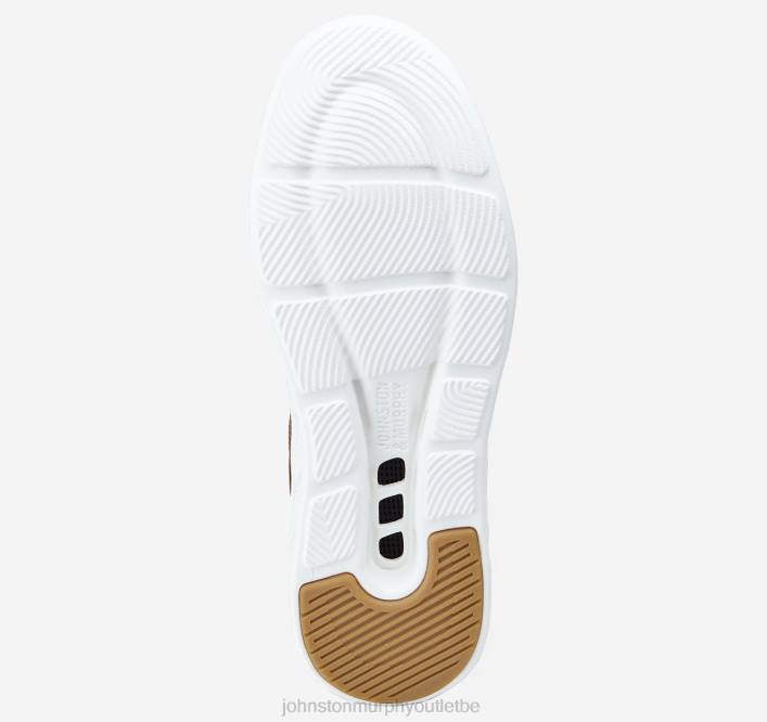 Johnston & Murphy Hommes activer ta gorge TXRN133 chaussures blanc pleine fleur respirant