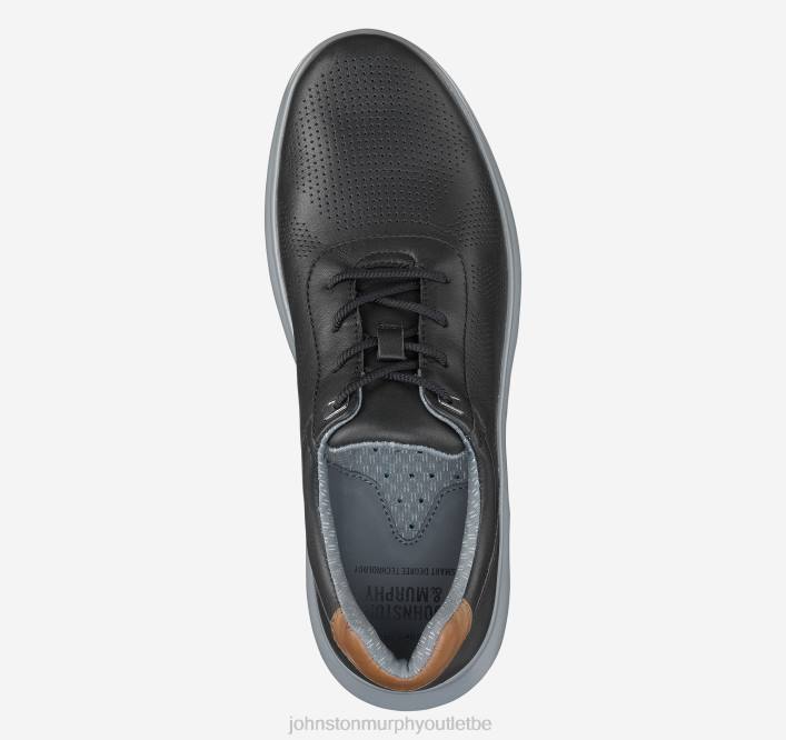 Johnston & Murphy Hommes activer ta gorge TXRN138 chaussures noir pleine fleur