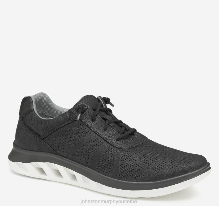 Johnston & Murphy Hommes activer ta gorge TXRN142 chaussures noir pleine fleur respirant