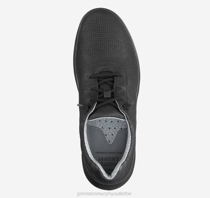 Johnston & Murphy Hommes activer ta gorge TXRN142 chaussures noir pleine fleur respirant