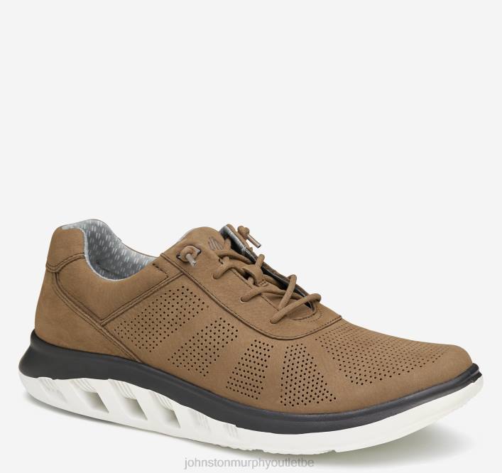 Johnston & Murphy Hommes activer ta gorge TXRN244 chaussures nubuck marron clair
