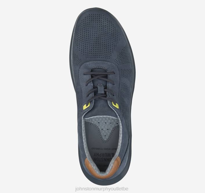 Johnston & Murphy Hommes activer ta gorge TXRN92 chaussures nubuck bleu marine
