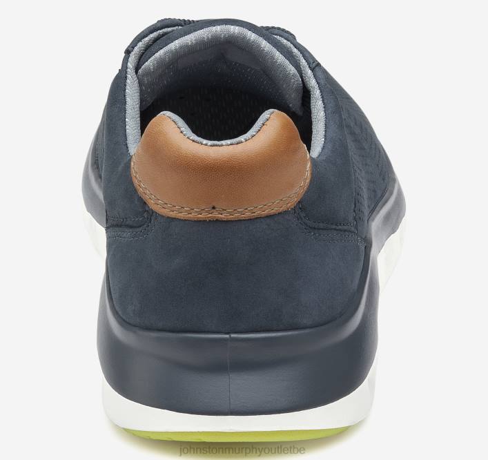 Johnston & Murphy Hommes activer ta gorge TXRN92 chaussures nubuck bleu marine