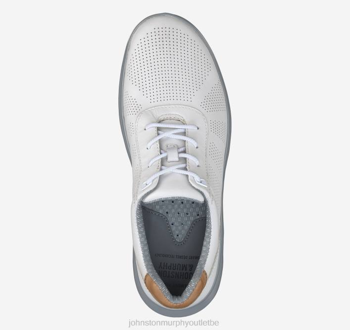 Johnston & Murphy Hommes activer ta gorge TXRN93 chaussures blanc pleine fleur