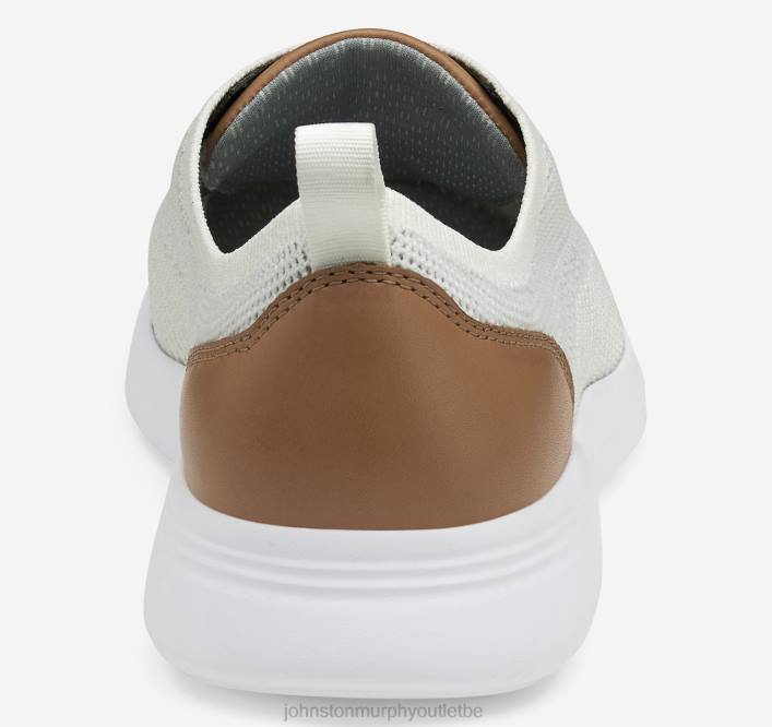 Johnston & Murphy Hommes amherst tricot u-gorge TXRN10 chaussures tricot blanc cassé
