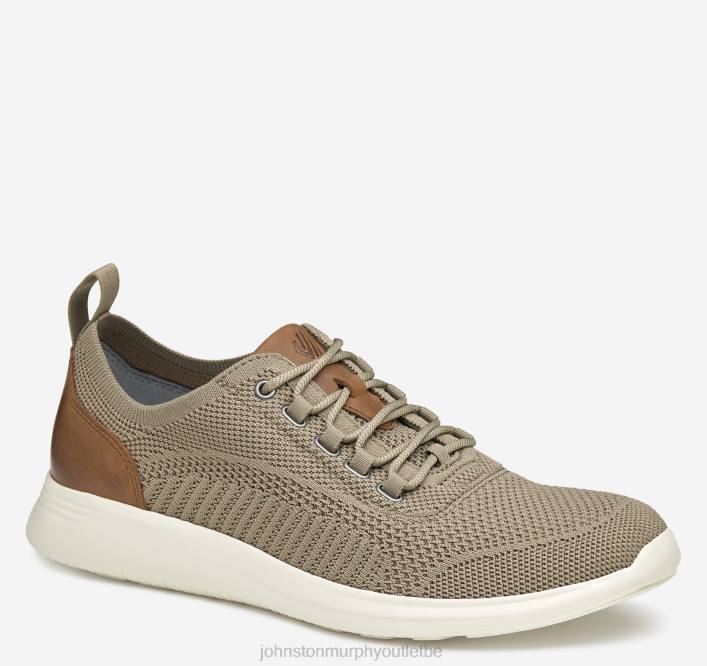 Johnston & Murphy Hommes amherst tricot u-gorge TXRN11 chaussures tricot taupe foncé