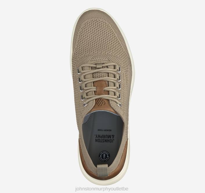 Johnston & Murphy Hommes amherst tricot u-gorge TXRN11 chaussures tricot taupe foncé