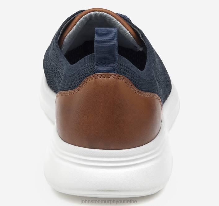 Johnston & Murphy Hommes amherst tricot u-gorge TXRN1 chaussures tricot bleu marine