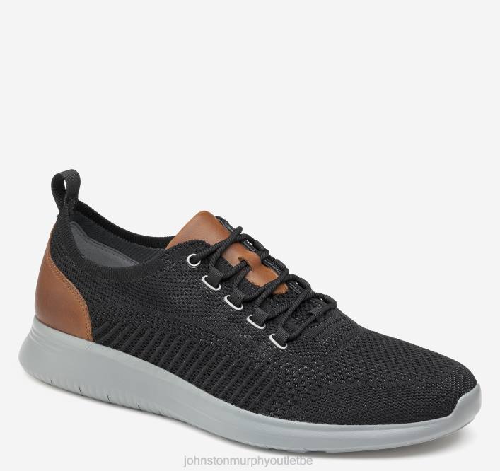 Johnston & Murphy Hommes amherst tricot u-gorge TXRN21 chaussures tricot noir