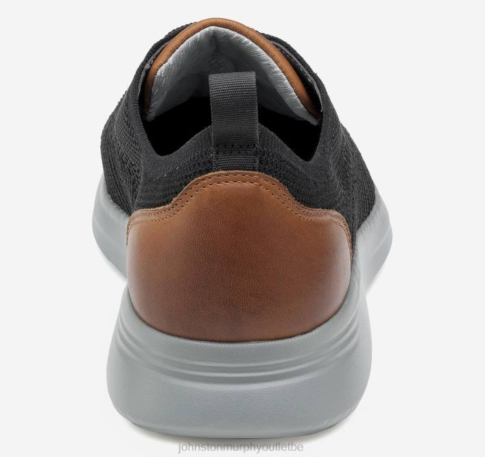 Johnston & Murphy Hommes amherst tricot u-gorge TXRN21 chaussures tricot noir
