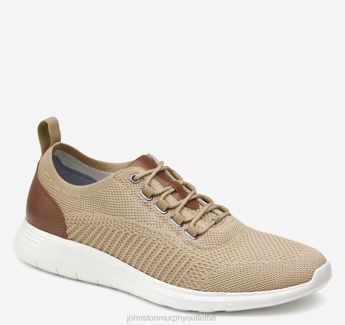 Johnston & Murphy Hommes amherst tricot u-gorge TXRN42 chaussures tricot taupe