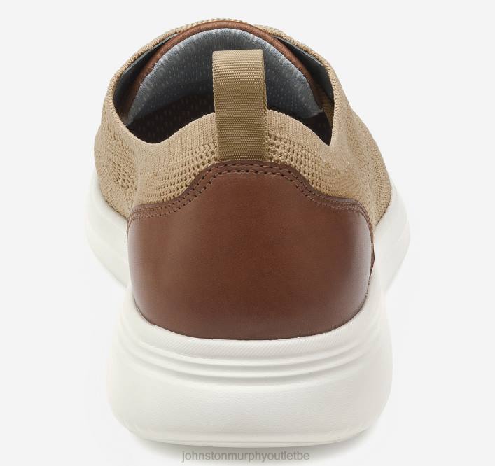 Johnston & Murphy Hommes amherst tricot u-gorge TXRN42 chaussures tricot taupe