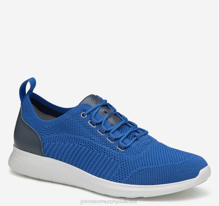 Johnston & Murphy Hommes amherst tricot u-gorge TXRN89 chaussures tricot bleu roi