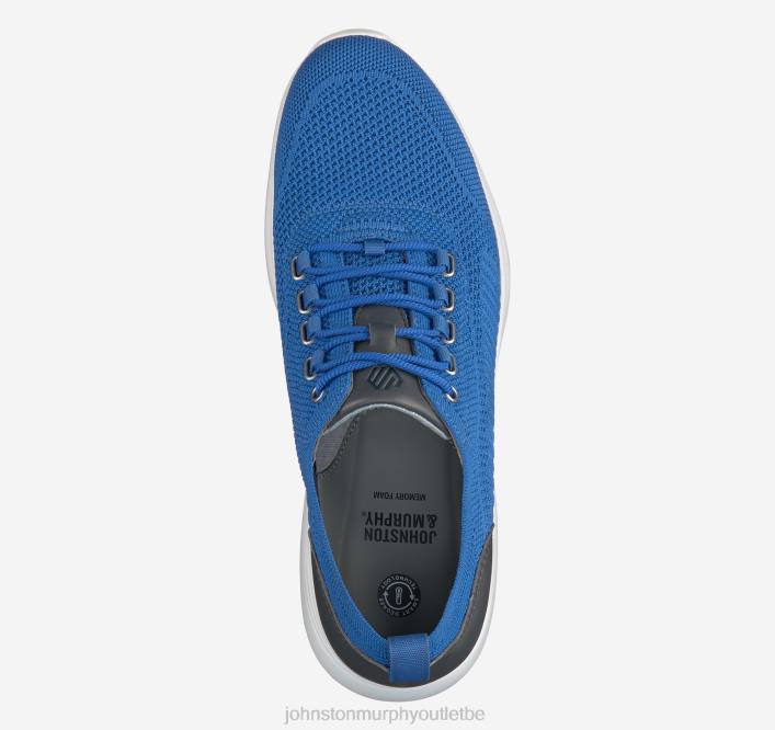Johnston & Murphy Hommes amherst tricot u-gorge TXRN89 chaussures tricot bleu roi