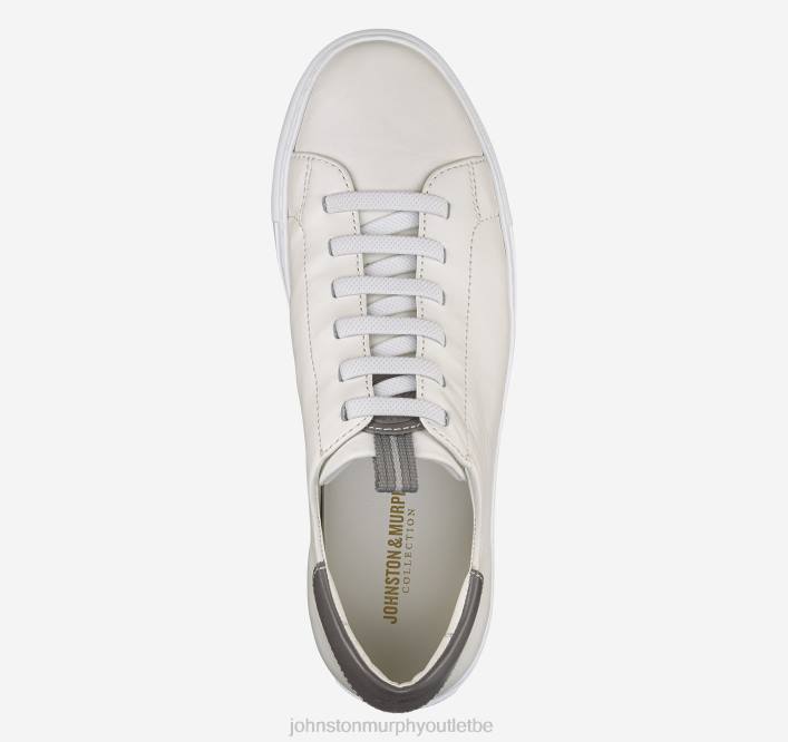 Johnston & Murphy Hommes anson dentelle aux orteils TXRN296 chaussures peau de mouton blanche