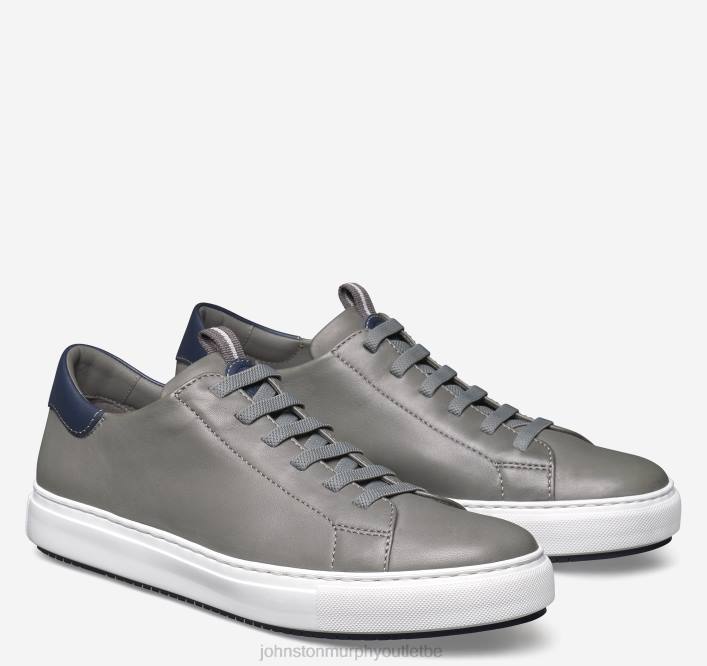 Johnston & Murphy Hommes anson dentelle aux orteils TXRN297 chaussures peau de mouton grise