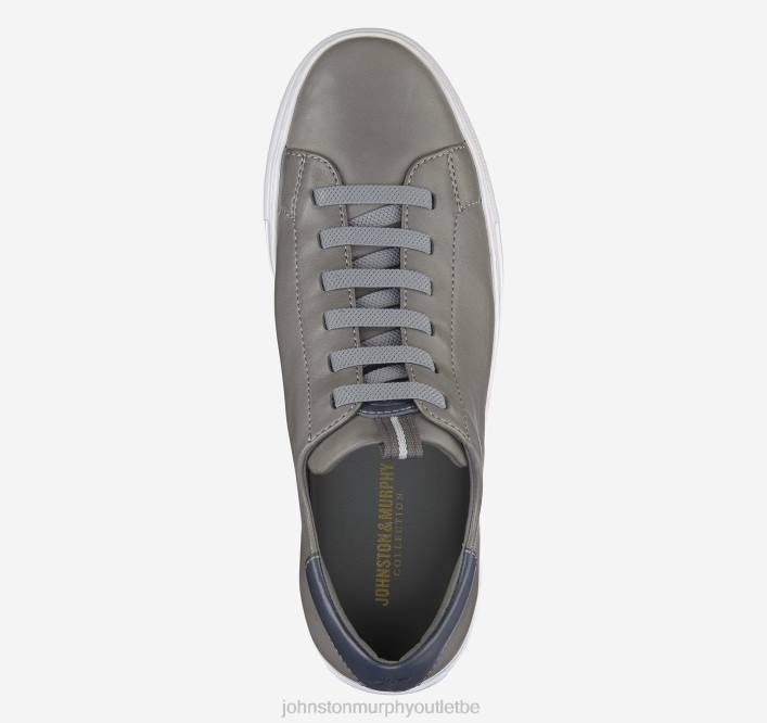 Johnston & Murphy Hommes anson dentelle aux orteils TXRN297 chaussures peau de mouton grise
