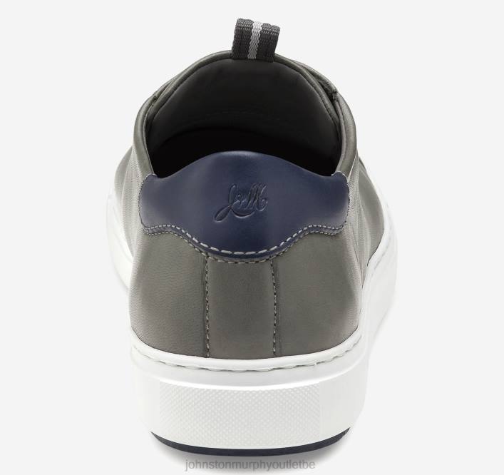 Johnston & Murphy Hommes anson dentelle aux orteils TXRN297 chaussures peau de mouton grise