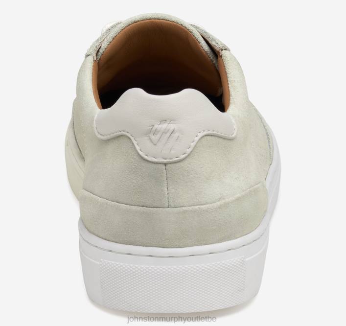 Johnston & Murphy Hommes banques u-gorge TXRN98 chaussures daim/peau de mouton blanc