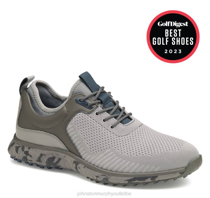 Johnston & Murphy Hommes gorge en tricot hybride xc4 h2-sport TXRN122 chaussures tricot gris