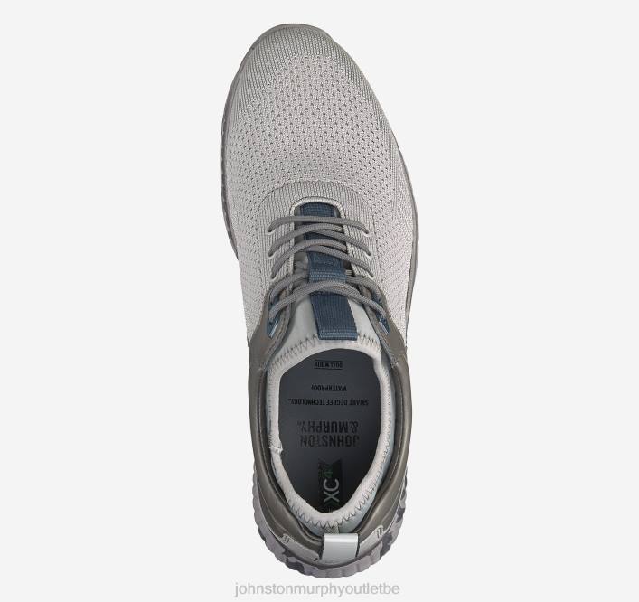 Johnston & Murphy Hommes gorge en tricot hybride xc4 h2-sport TXRN122 chaussures tricot gris