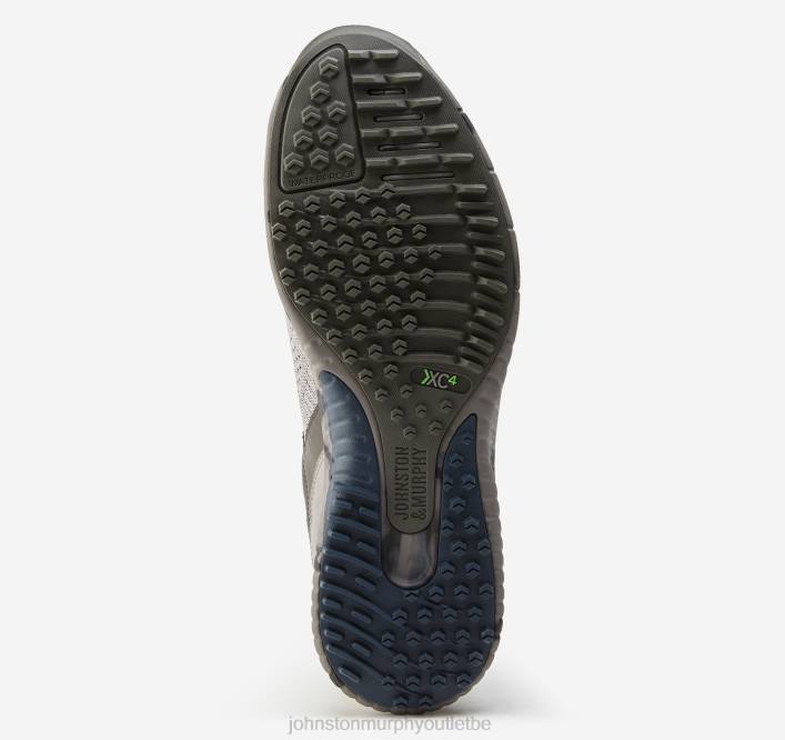 Johnston & Murphy Hommes gorge en tricot hybride xc4 h2-sport TXRN122 chaussures tricot gris