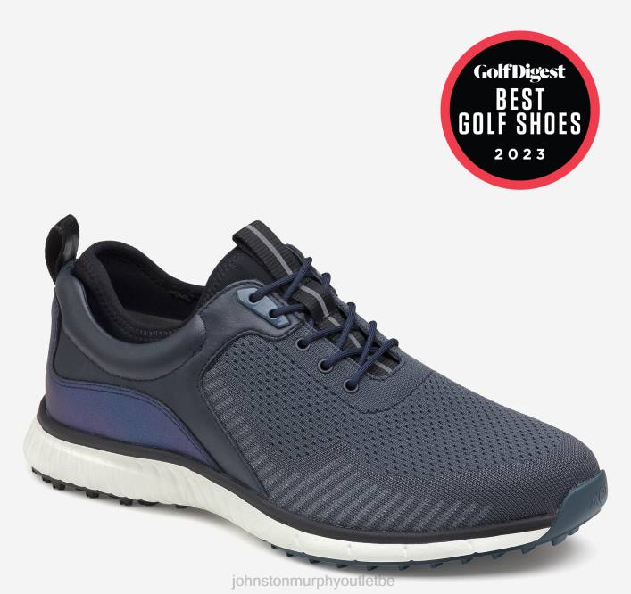 Johnston & Murphy Hommes gorge en tricot hybride xc4 h2-sport TXRN227 chaussures tricot marine/pleine fleur marine