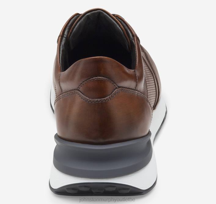 Johnston & Murphy Hommes jogger briggs TXRN162 chaussures cuir de veau italien marron