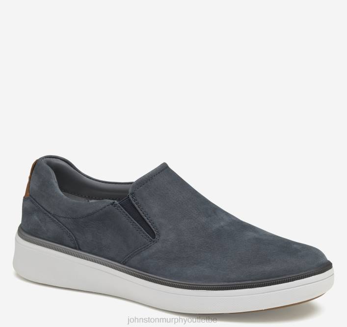 Johnston & Murphy Hommes xc4 foust à enfiler TXRN200 chaussures nubuck bleu marine
