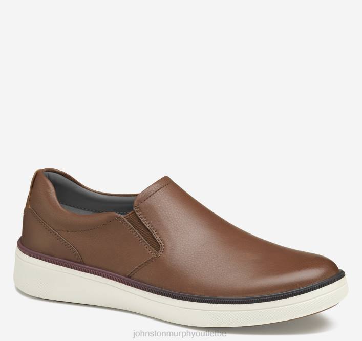 Johnston & Murphy Hommes xc4 foust à enfiler TXRN253 chaussures acajou foulonné pleine fleur