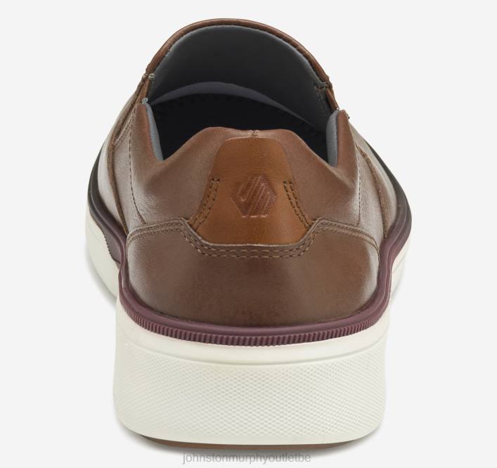 Johnston & Murphy Hommes xc4 foust à enfiler TXRN253 chaussures acajou foulonné pleine fleur