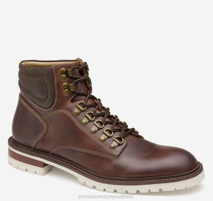 Johnston & Murphy Hommes botte alpine barrett TXRN390 chaussures acajou pleine fleur