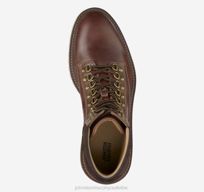 Johnston & Murphy Hommes botte alpine barrett TXRN390 chaussures acajou pleine fleur