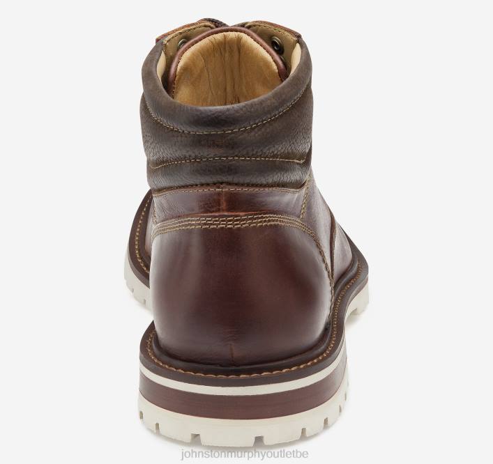 Johnston & Murphy Hommes botte alpine barrett TXRN390 chaussures acajou pleine fleur