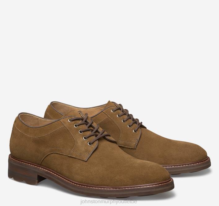 Johnston & Murphy Hommes Welch bout uni TXRN321 chaussures snuff daim anglais