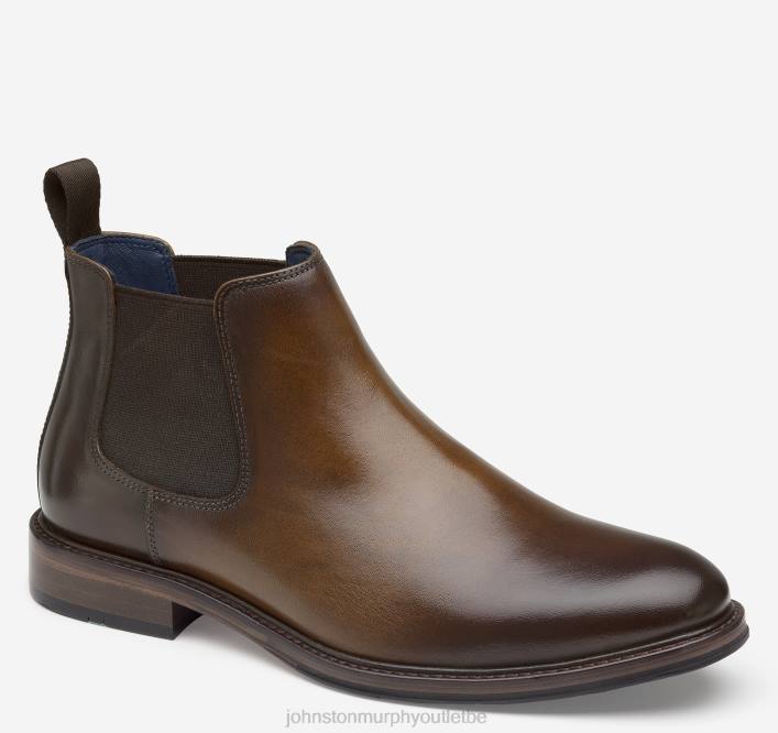 Johnston & Murphy Hommes XC Flex Raleigh Chelsea TXRN368 chaussures beige pleine fleur
