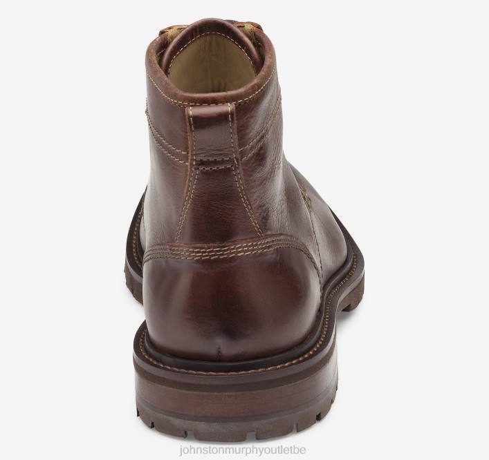 Johnston & Murphy Hommes botte barrett à bout moc TXRN254 chaussures acajou pleine fleur