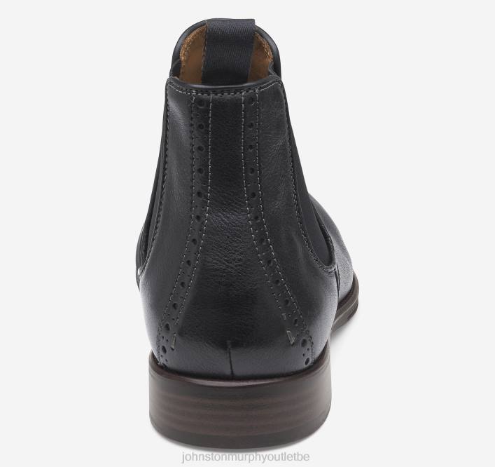 Johnston & Murphy Hommes botte chelsea henrick TXRN346 chaussures noir pleine fleur