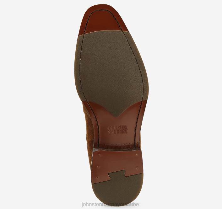 Johnston & Murphy Hommes botte chelsea meade TXRN374 chaussures daim beige foncé