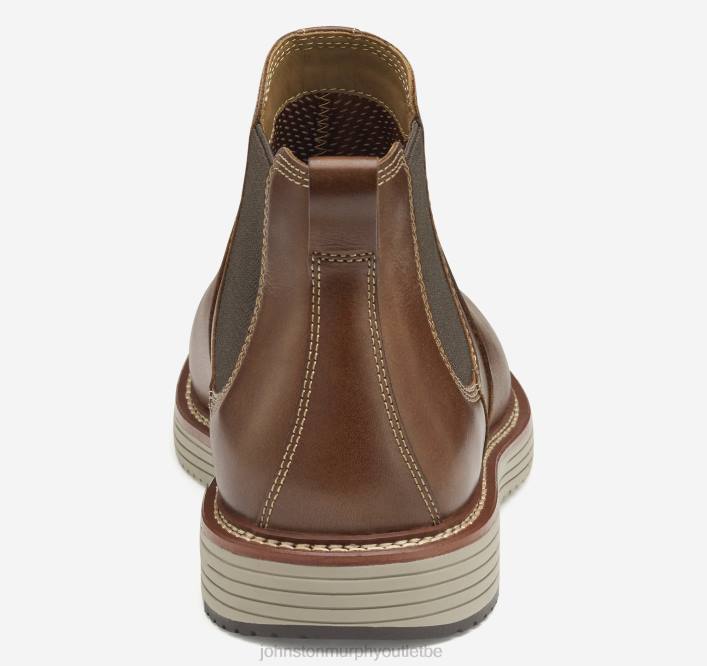 Johnston & Murphy Hommes botte chelsea upton TXRN317 chaussures beige pleine fleur