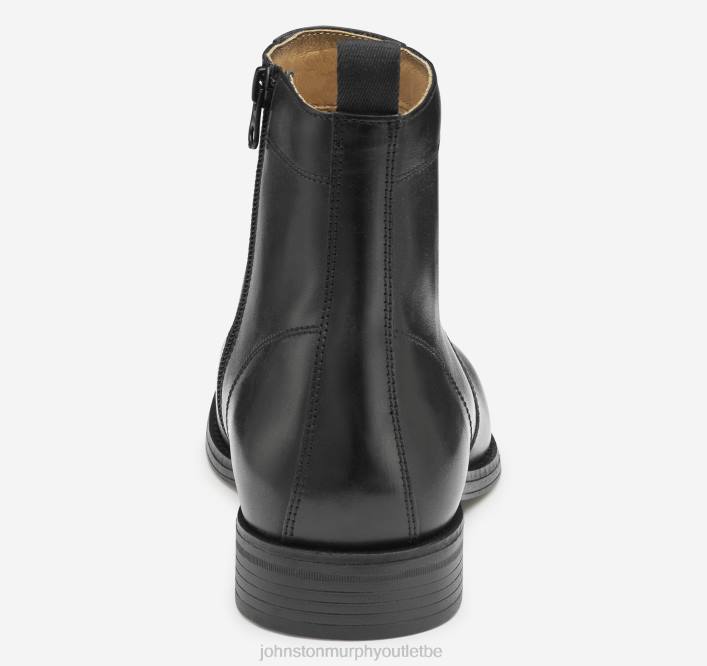Johnston & Murphy Hommes botte zippée lewis TXRN295 chaussures noir pleine fleur