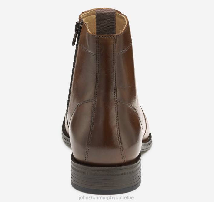 Johnston & Murphy Hommes botte zippée lewis TXRN353 chaussures beige pleine fleur