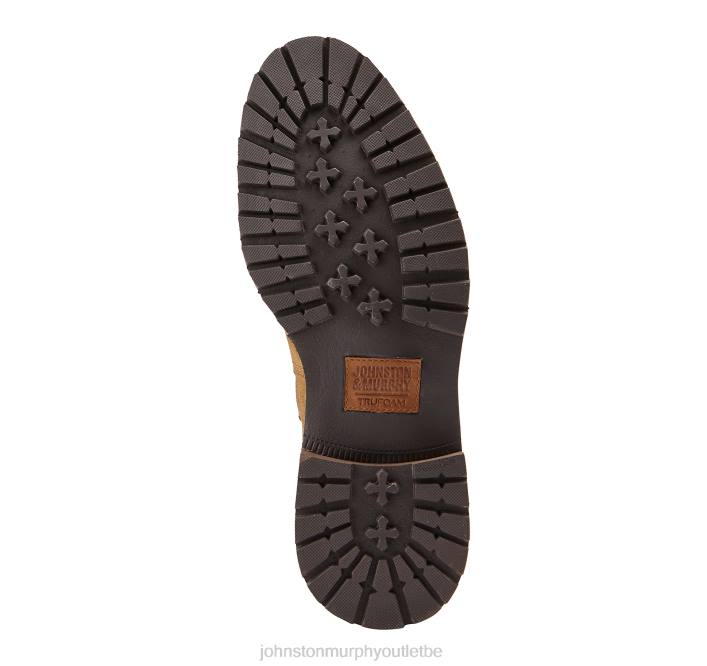 Johnston & Murphy Hommes bottines chelsea barrett TXRN285 chaussures daim huilé beige