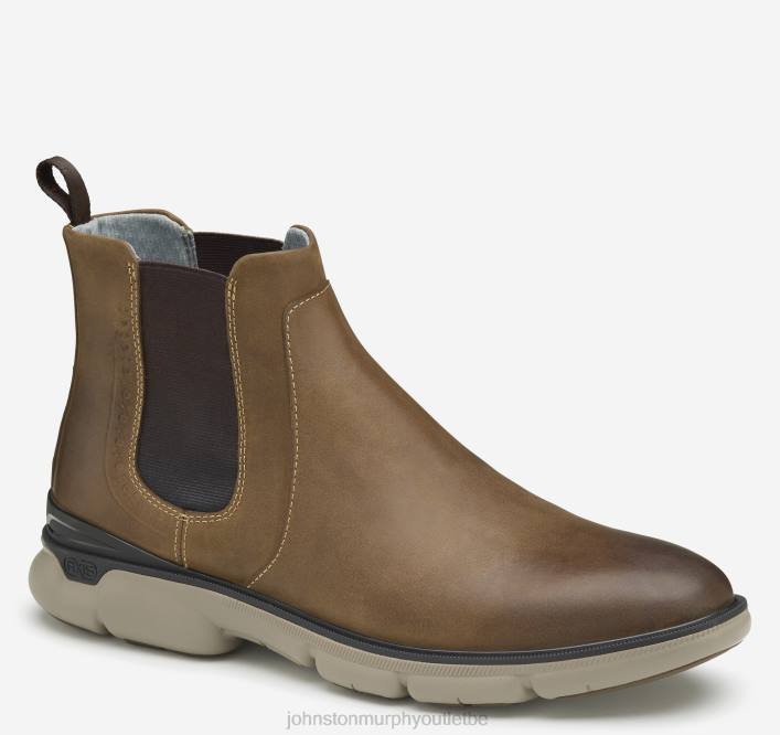 Johnston & Murphy Hommes bottines chelsea xc4 tanner TXRN338 chaussures grains entiers huilés bruns