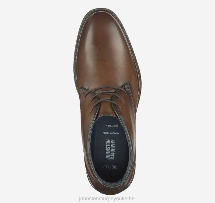 Johnston & Murphy Hommes chukka xc flex raleigh TXRN230 chaussures beige pleine fleur