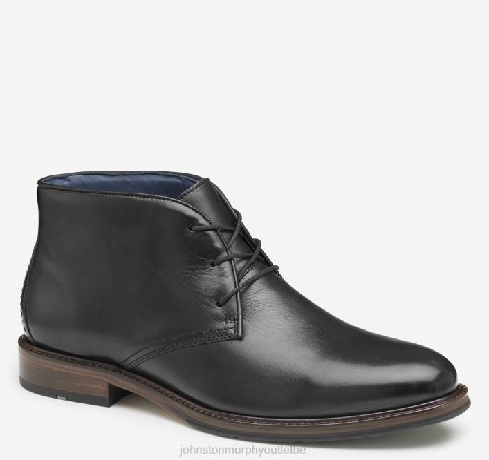 Johnston & Murphy Hommes chukka xc flex raleigh TXRN268 chaussures noir pleine fleur