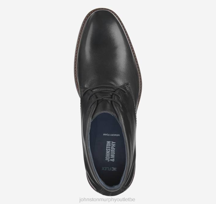 Johnston & Murphy Hommes chukka xc flex raleigh TXRN268 chaussures noir pleine fleur